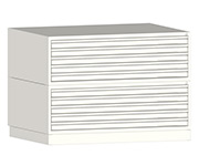 Archivadores planeros metalicos M-PL en Madrid y Toledo.