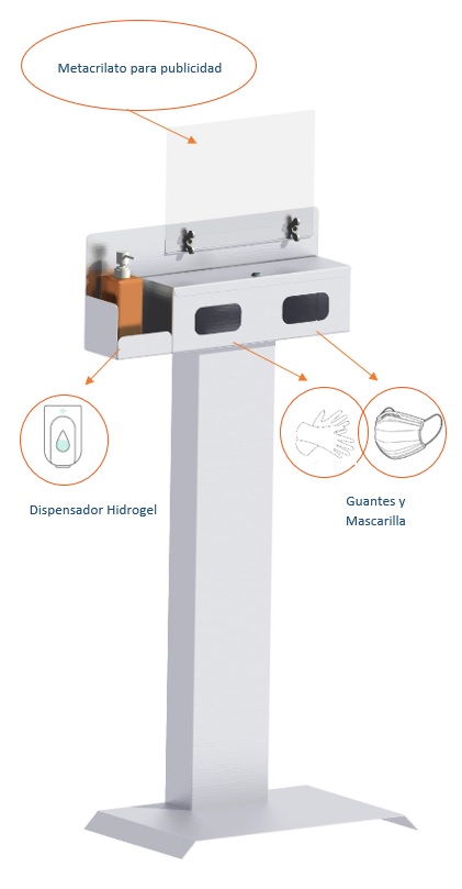 Dispensador Metalico DP-202